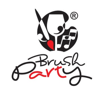 Brush Party, painting teacher